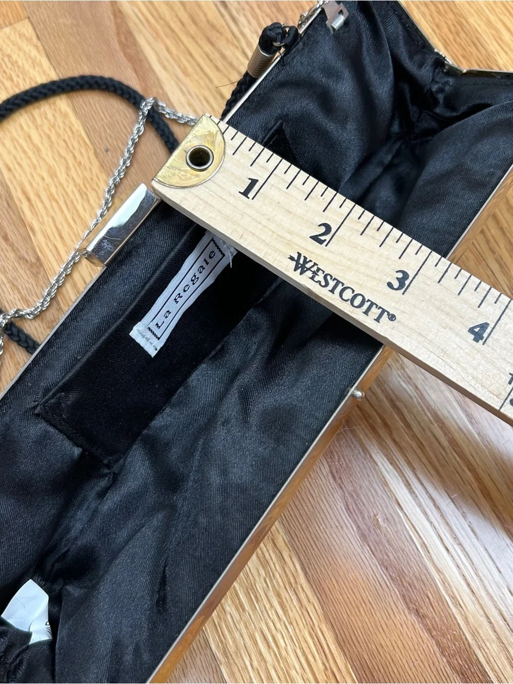 Vintage La Regale Satin Clutch Purse